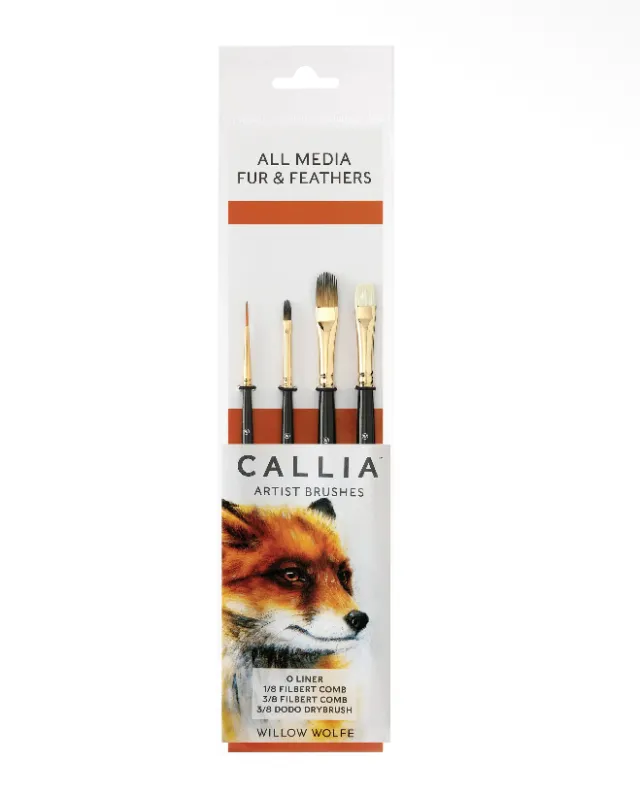 Callia fur and feather sett