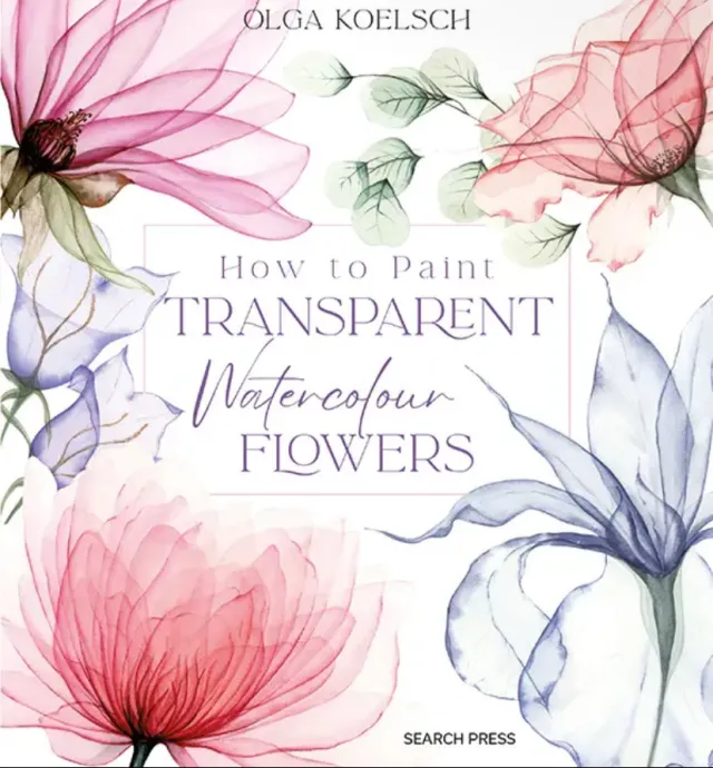 How to paint transparent watercolor flowers